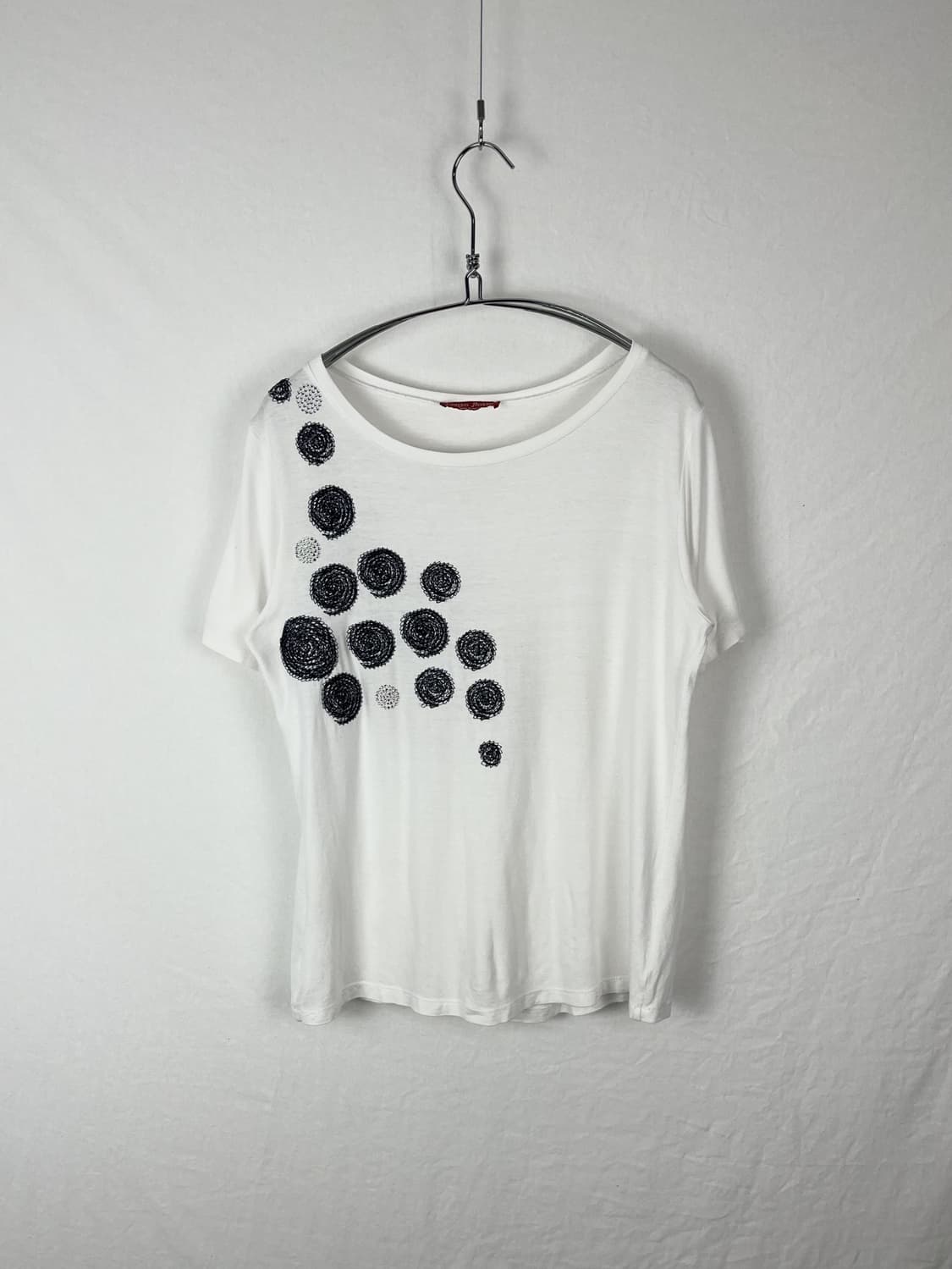 Corso Rosso (made in italy)  도트 자수 반팔 상품이미지2