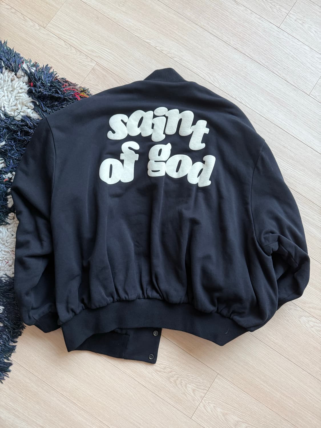 [2] 피어오브갓 x 세인트 미카엘 바시티 봄버 상품이미지1