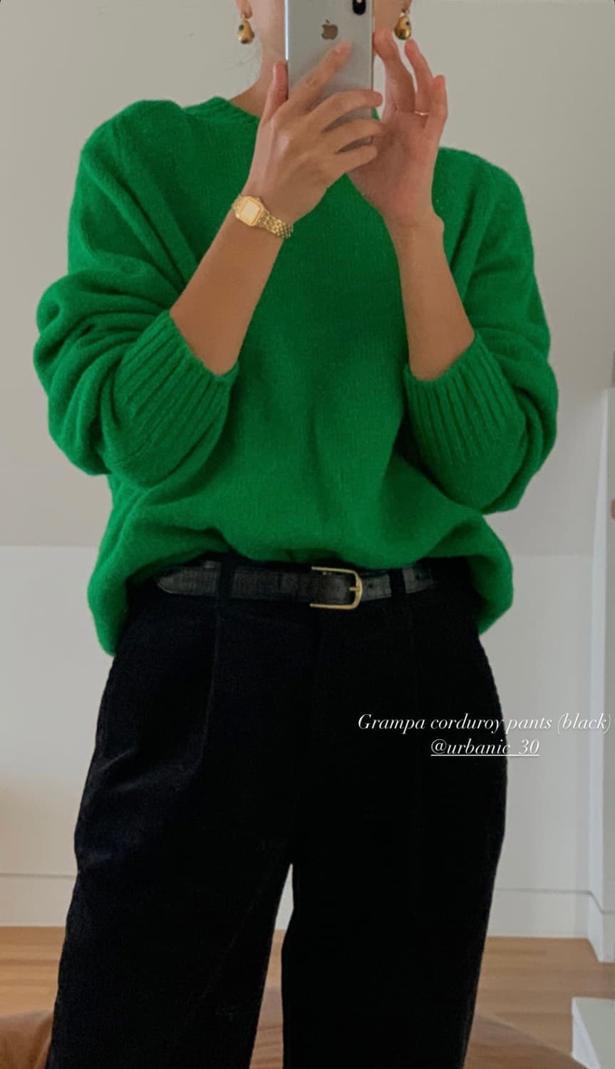 얼바닉30 코듀로이 팬츠 (블랙) 상품이미지1