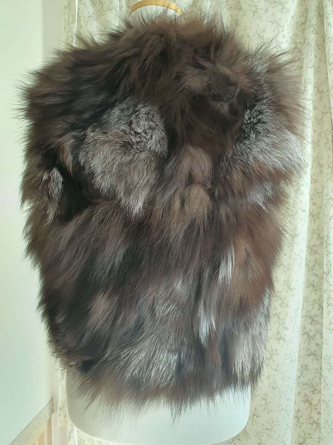 [갸루] VIKI 브라운 퍼 베스트 조끼 폭스퍼 조끼 상품이미지2