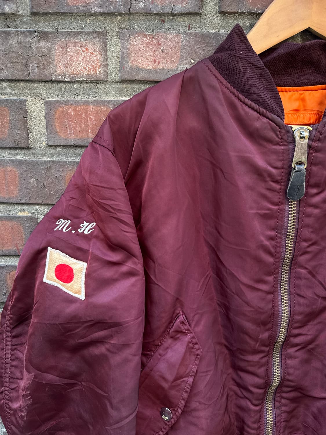90s Alpha Industries MA-1 Bomber USA 상품이미지4