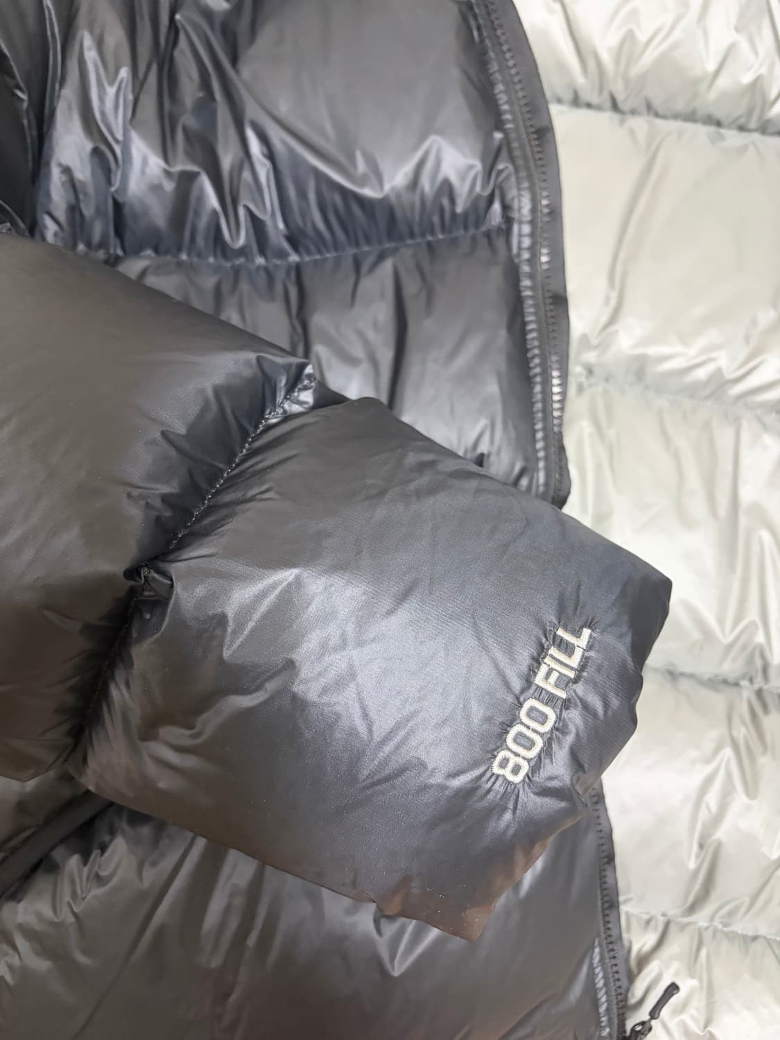 스투시 다운 파카 마이크로 립스탑 팬텀 블랙 XL 상품이미지3