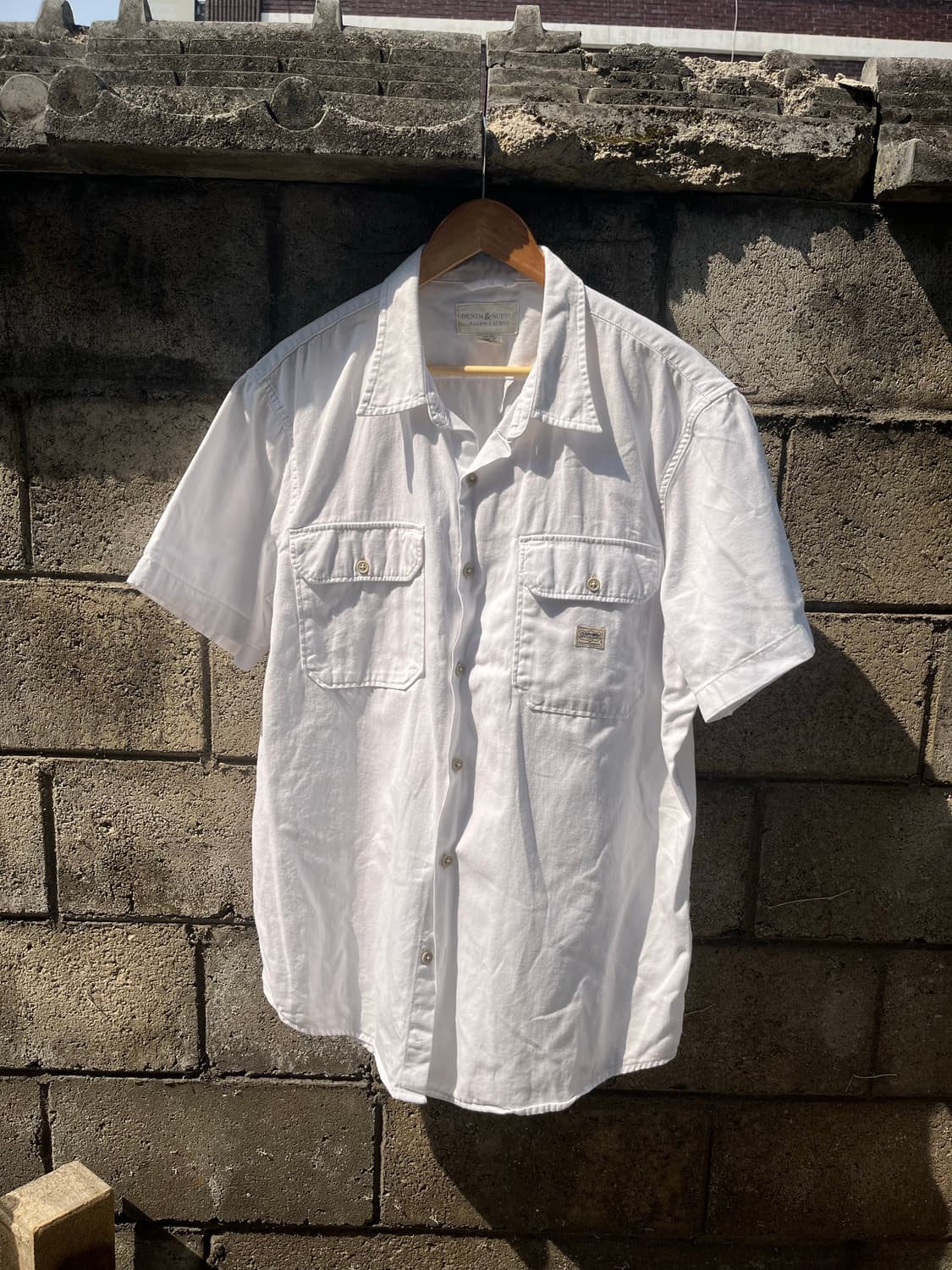 DENIM SUPPLY 투포켓 반팔 셔츠 XL 상품이미지1