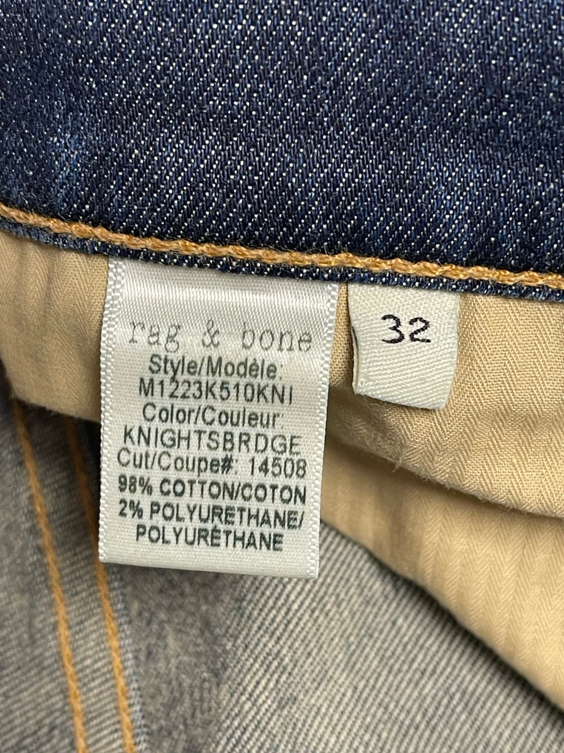 랙앤본(rag & bone) 중청 슬림 데님 청바지 32 상품이미지8