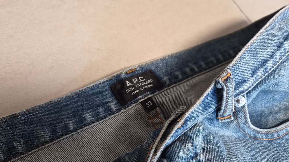 A.P.C 아페쎄 뉴스탠다드 클래식 스트레이트핏 청바지 상품이미지6