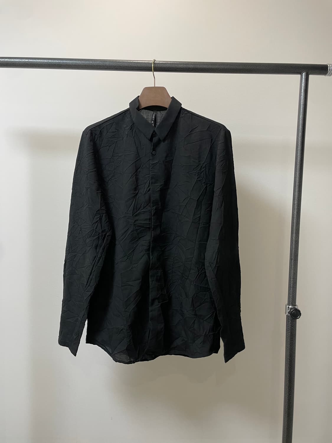 (M) Transit 트랜짓 크링클 울 린넨 셔츠 상품이미지1