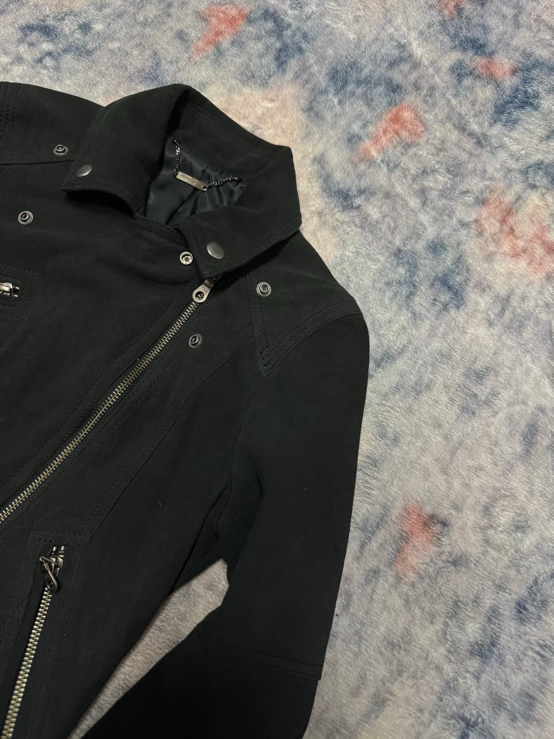 Abahouse goat skin crop rider jacket 상품이미지4