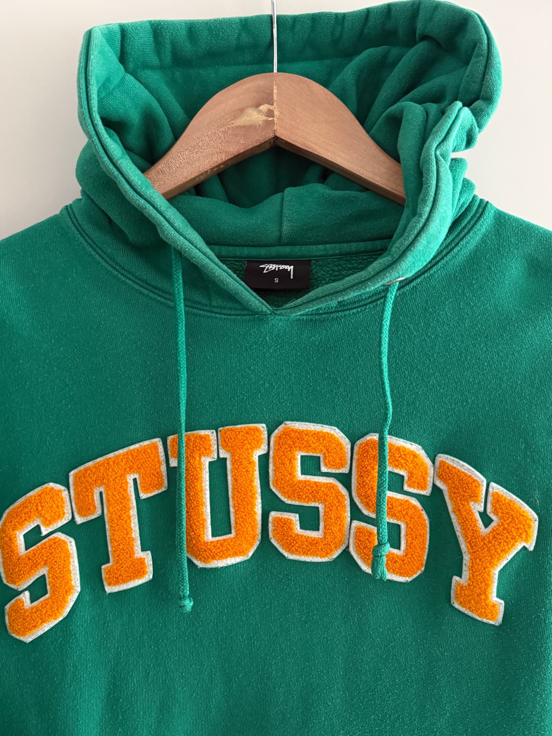 스투시 아치 로고 그린 후드 상품이미지4