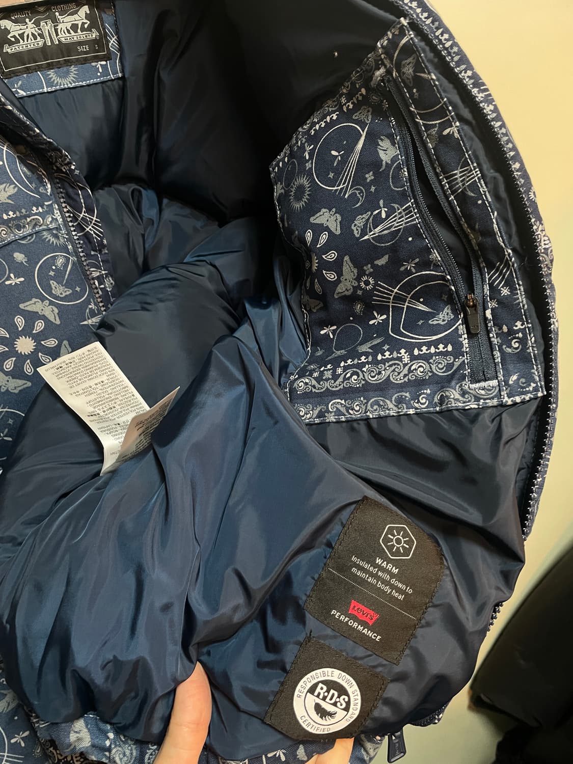 리바이스 페이즐리 패딩 상품이미지8