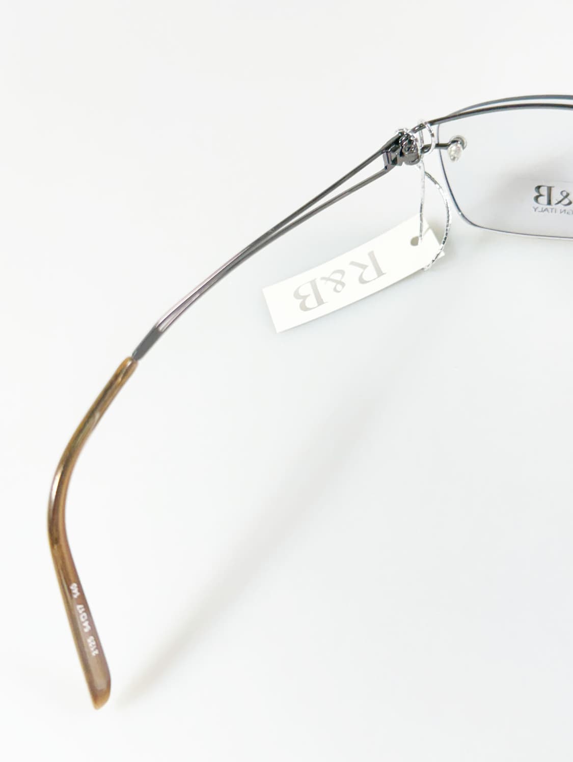 R&B EYEWEAR 반무테 스퀘어 메탈 프레임 빈티지 안경 상품이미지8