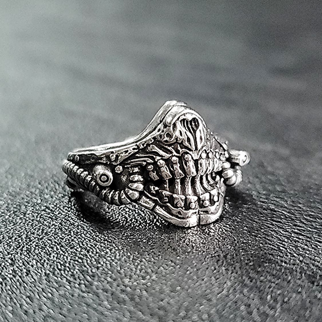Immortan Joe 실버 남자 엔틱 빈티지 명품 매드맥스 반지 상품이미지1