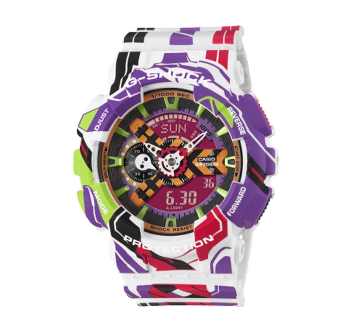 카시오 지샥 x 에반게리온 GA-110EVA 상품이미지1