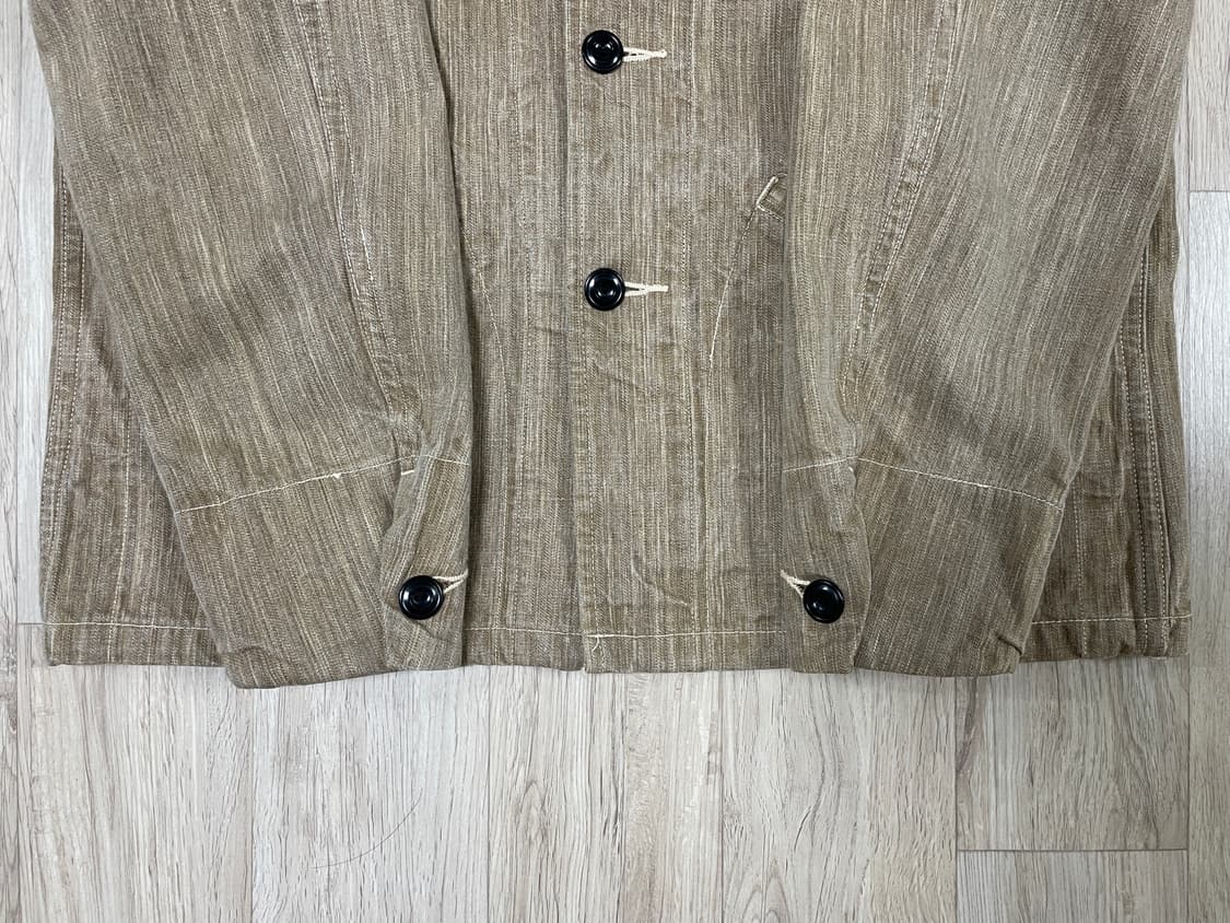 95~100) 슈가케인 베이지데님 커버올 자켓 상품이미지8