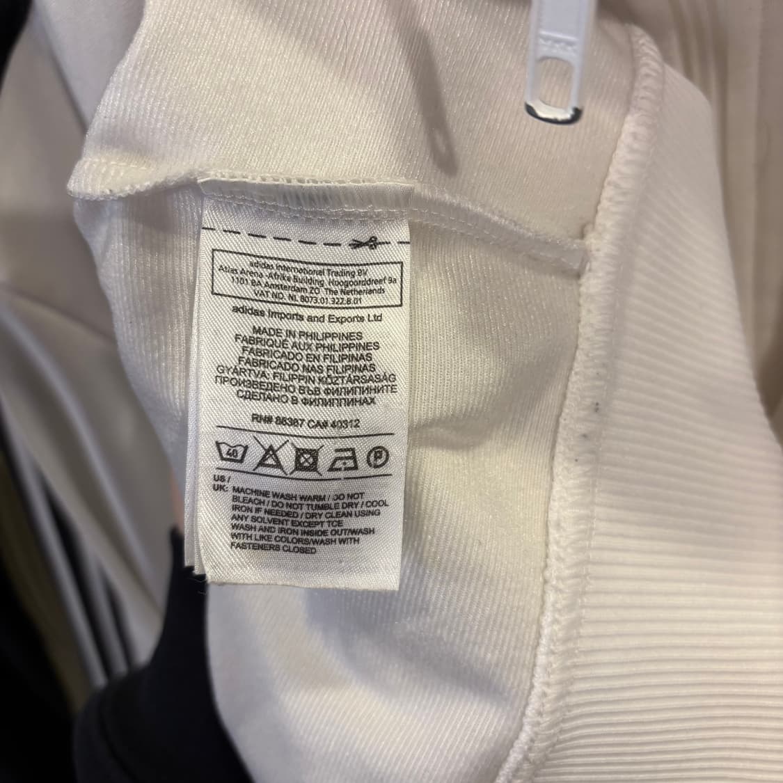 아디다스 구파이어버드 흰/검 져지 L 상품이미지7