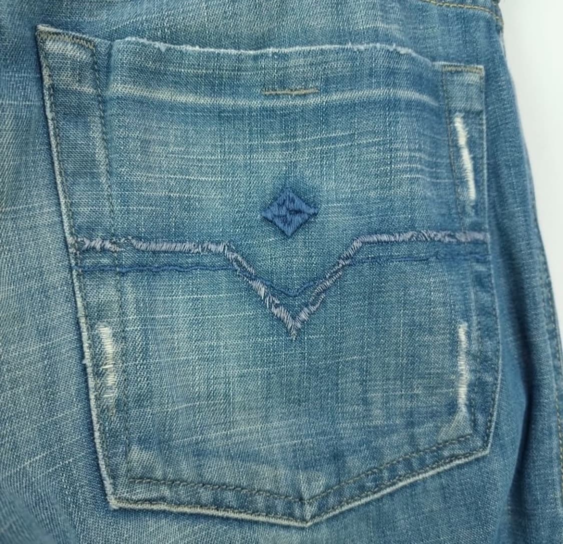 디젤 워시드 플레어 데님 30 판매 상품이미지4