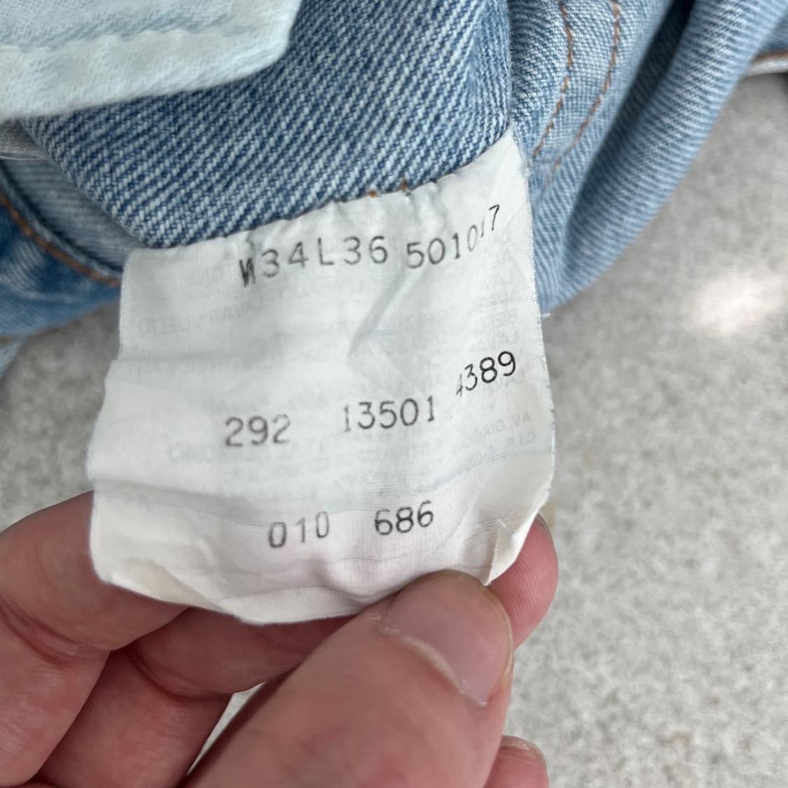80's levis 리바이스 501 [31] 상품이미지7