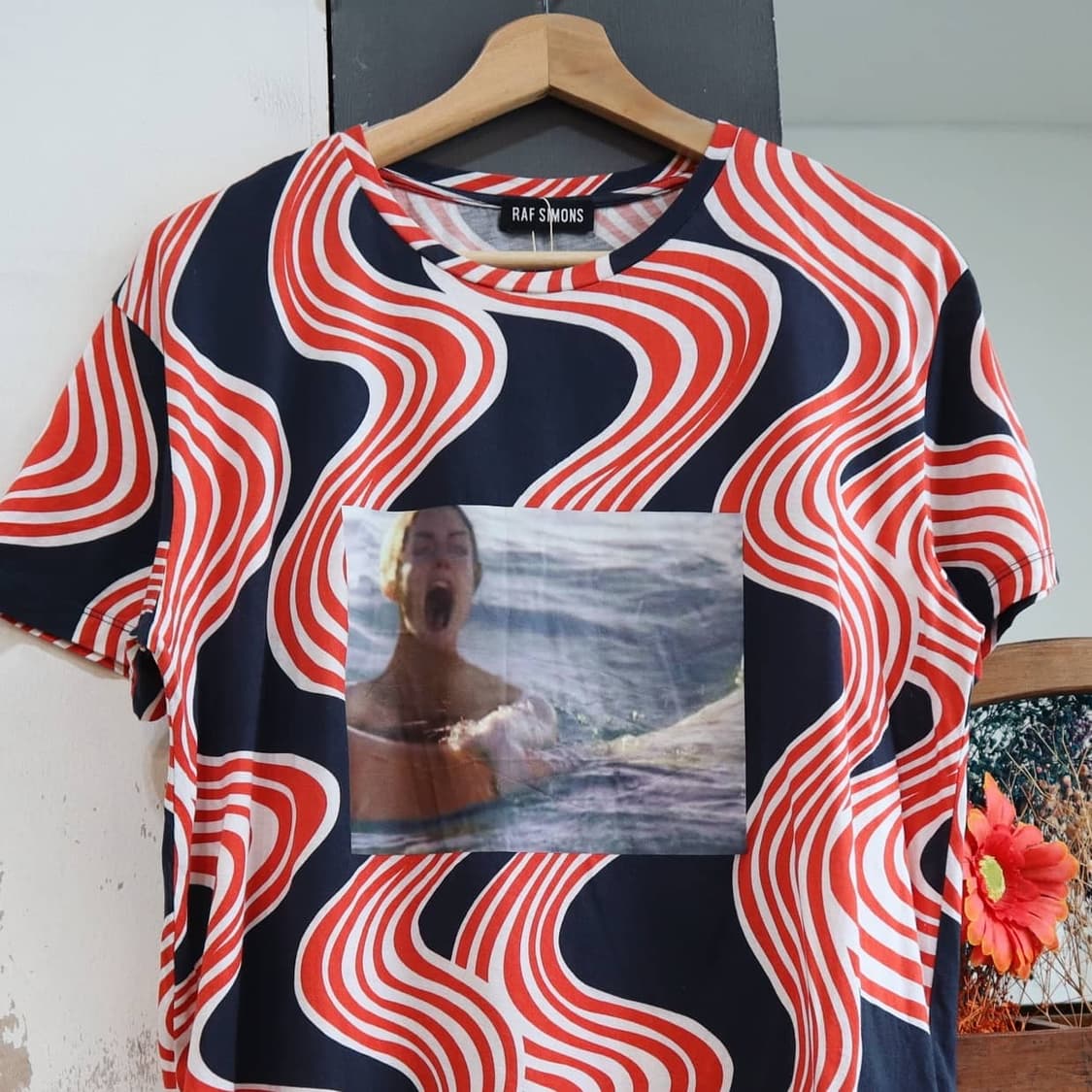 라프시몬스 SS15 WAVE SCREAM PRINT T 상품이미지2