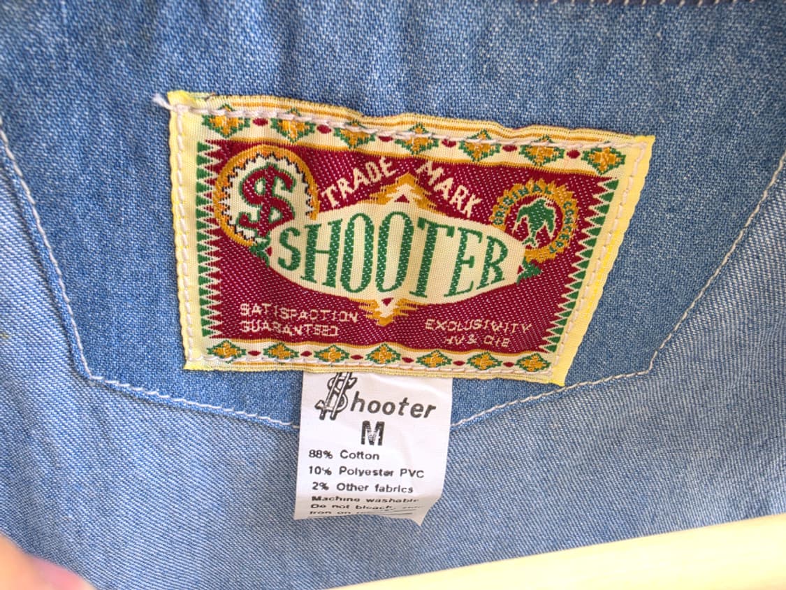 90s Shooter 웨스턴 가죽 베스트 상품이미지5