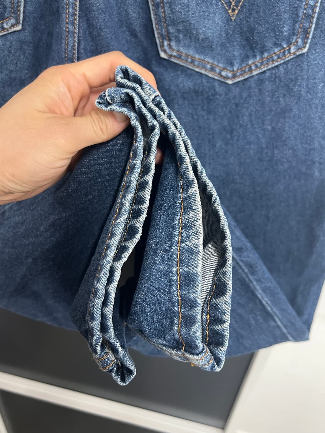 00s Levis 리바이스 505 스트레이트 핏 데님 팬츠 상품이미지4