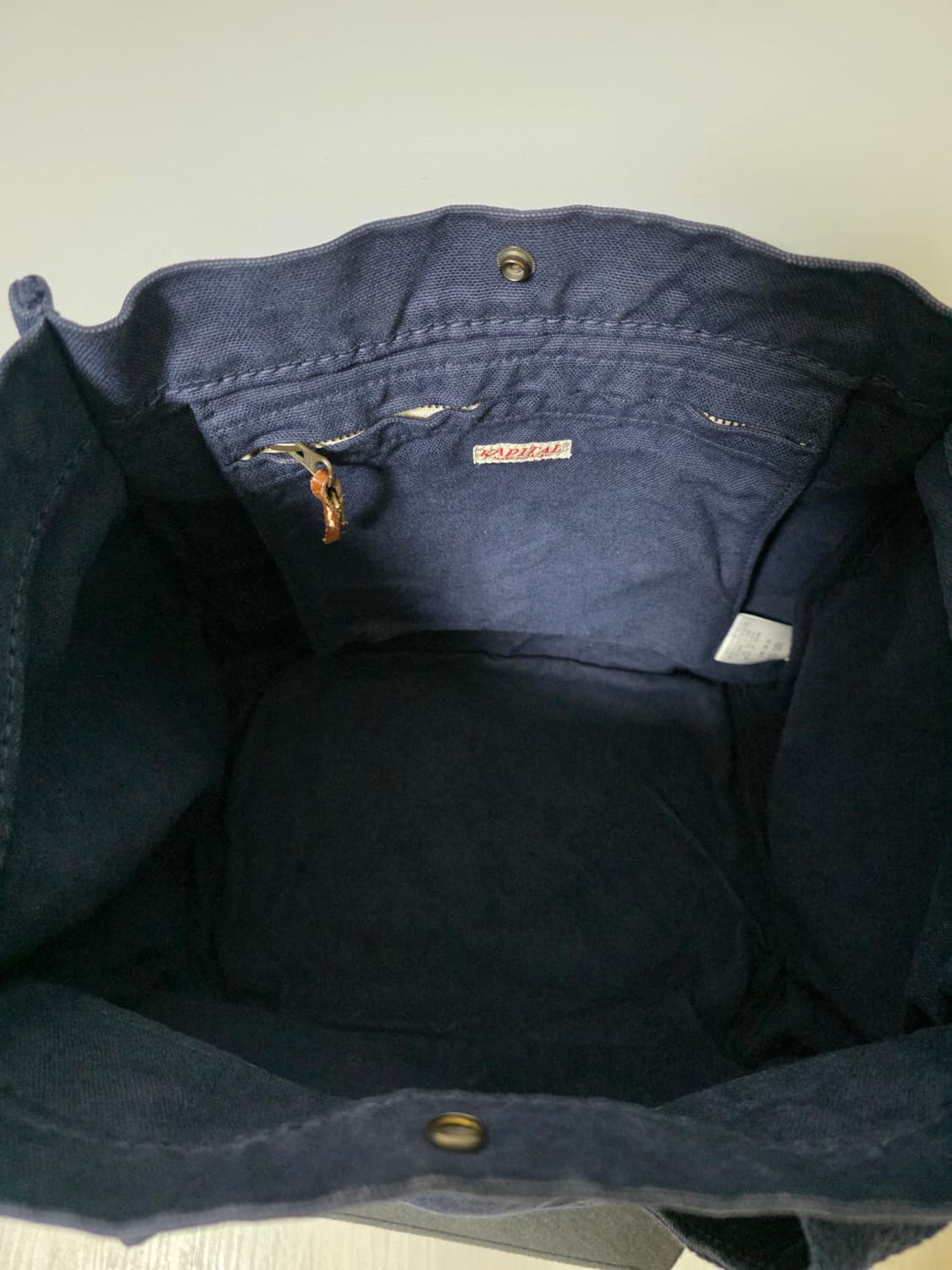 캐피탈 KAPITAL 6호 범포 스탠다드 TOTE BAG 상품이미지4