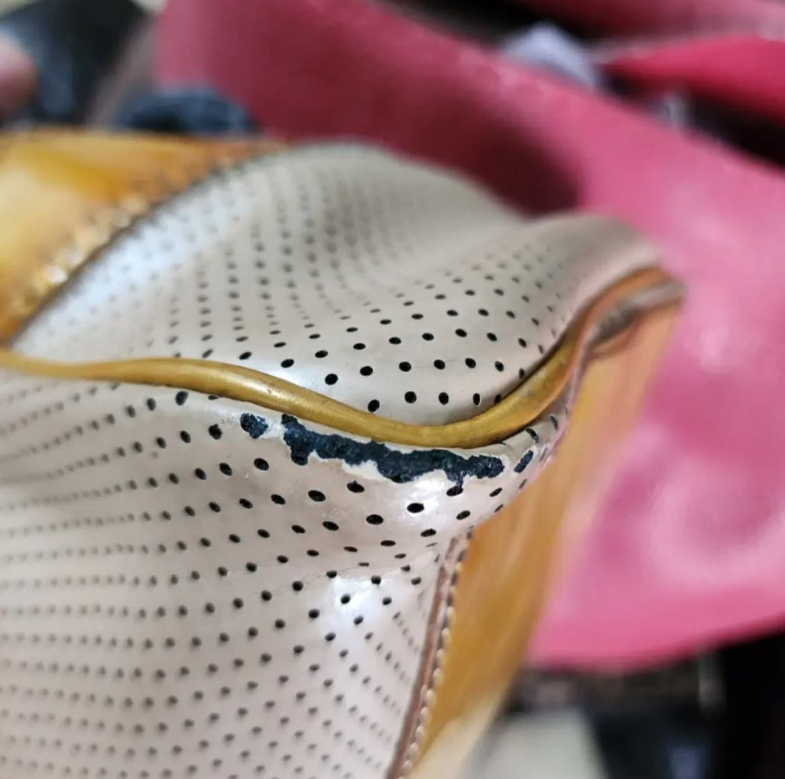 펜디 레더 토트백 숄더백 상품이미지5