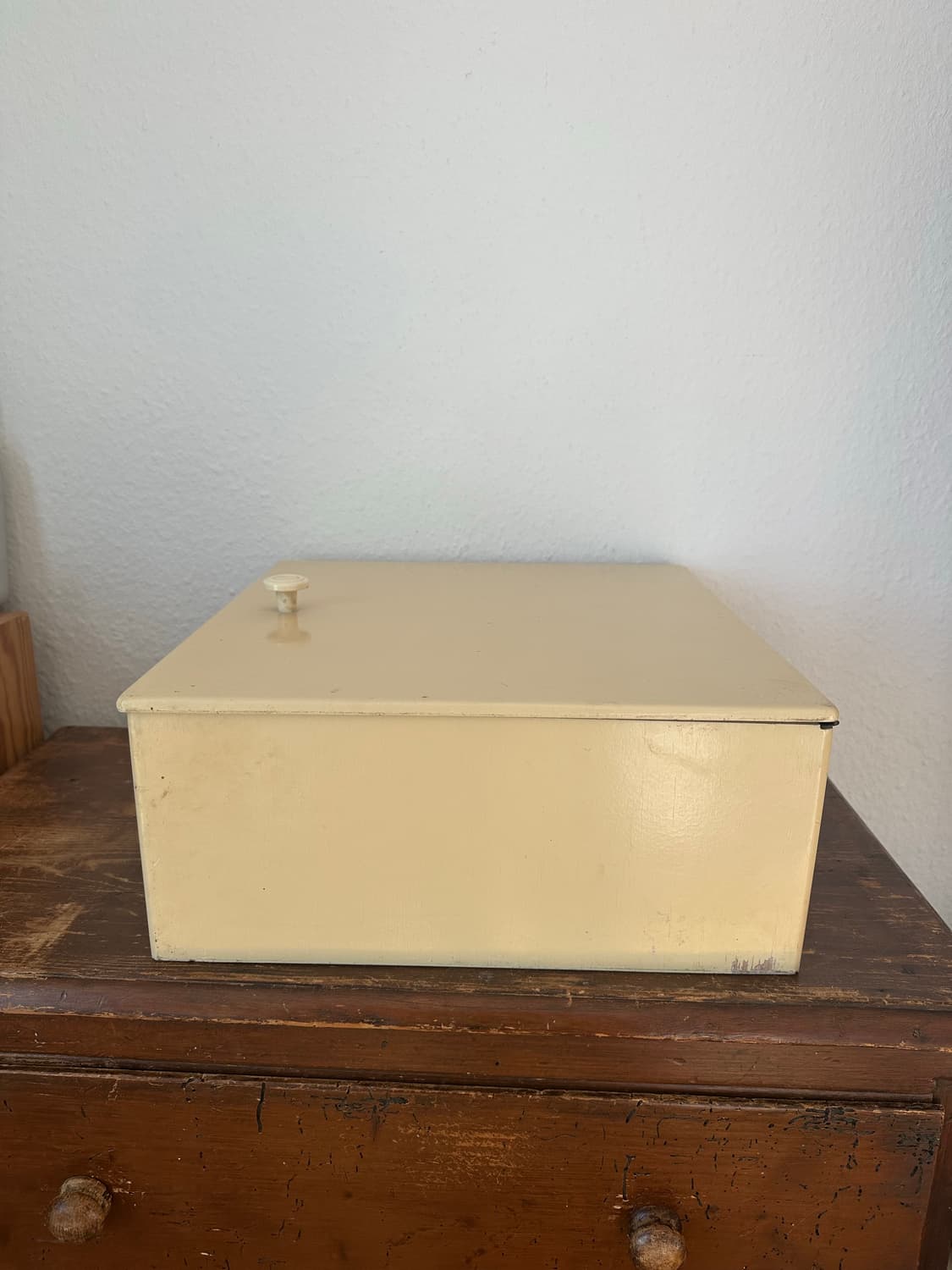 독일)빈티지 우드 크림색 벽선반 상품이미지7