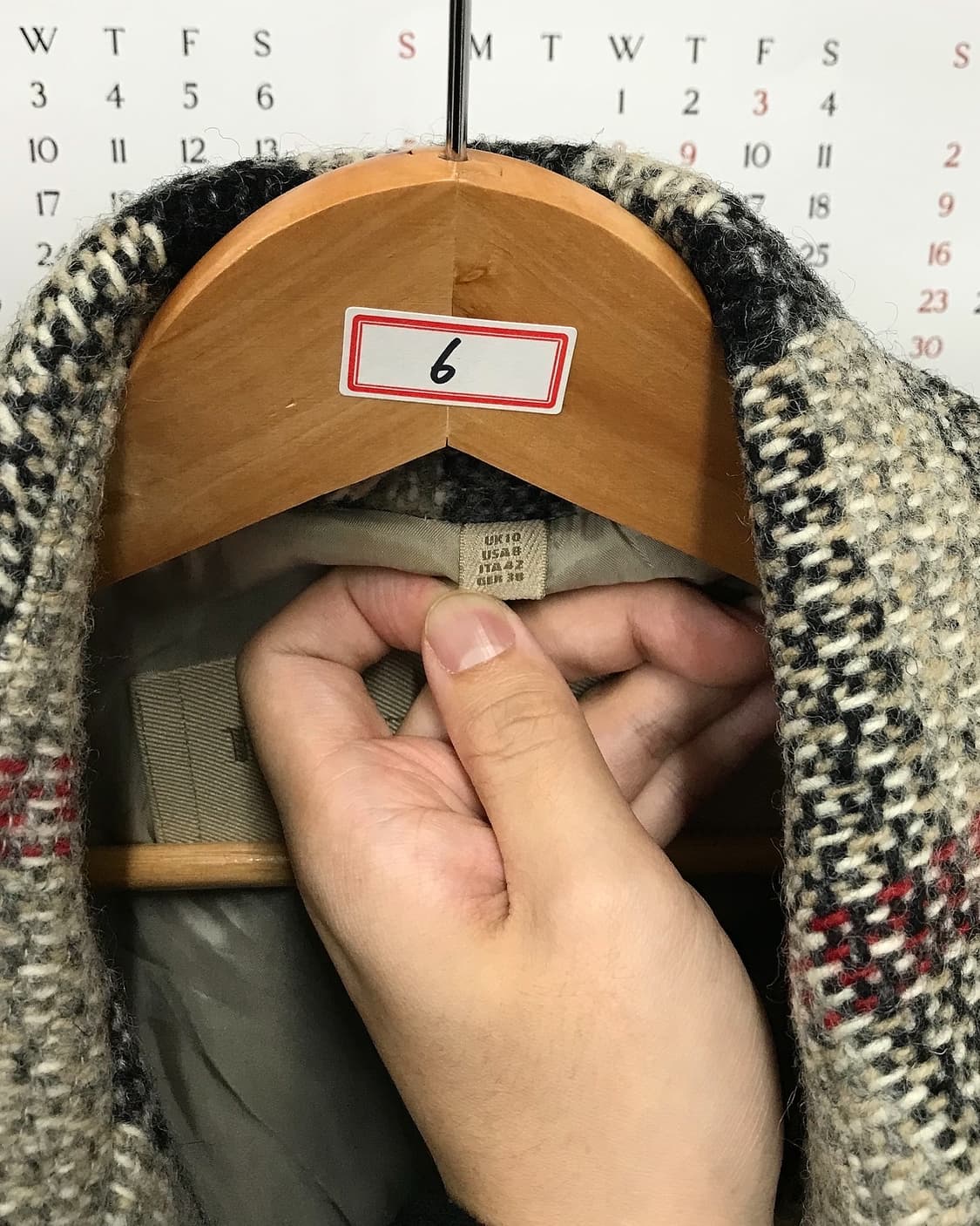버버리 노바체크 더블 울 코트 상품이미지3