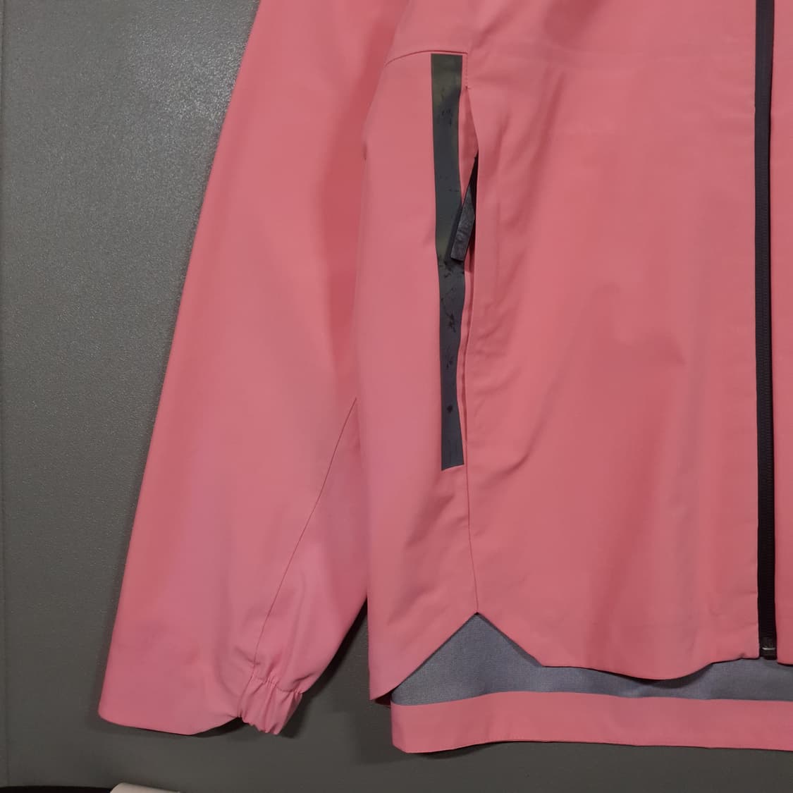 XL) 아디다스 신형 21FW 마이쉘터 레인 자켓 후드 바람막이 핑크 상품이미지4
