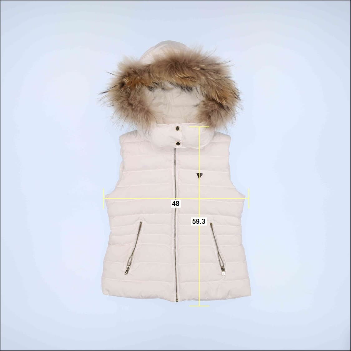[S] 게스 여성 덕다운 경량 퀄팅 패딩 조끼 N7095 상품이미지6