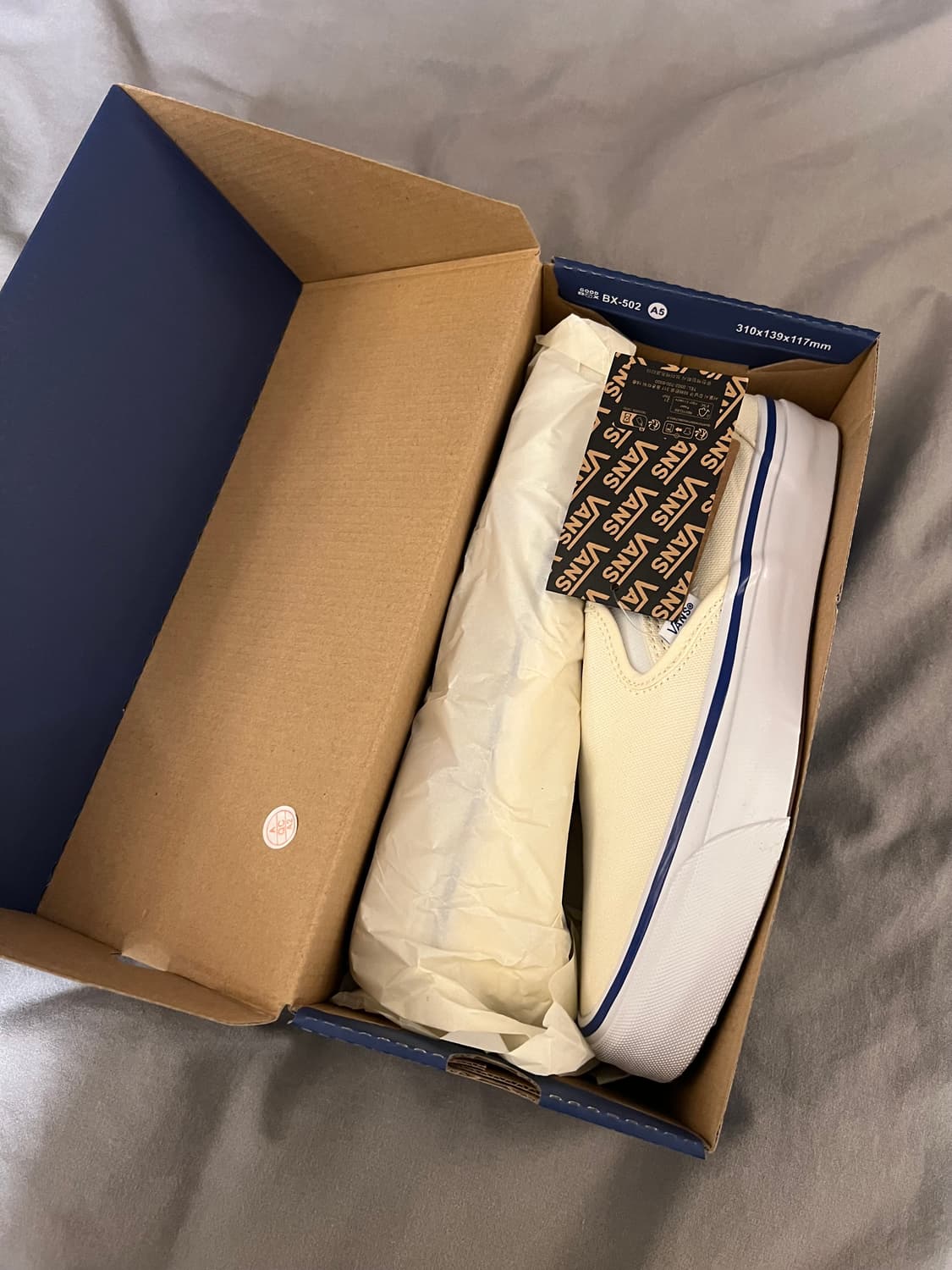 반스 슬립온 LX 44 프리미엄 오프화이트 265 새제품 상품이미지8