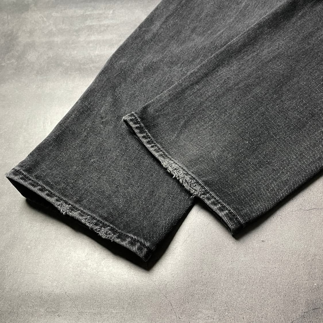 CARHARTT 칼하트 WIP 슬림 테이퍼드 흑청 데님 팬츠 A00828 상품이미지8