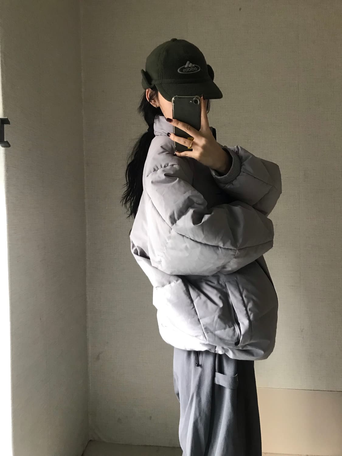 나이키 00s 연그레이 패딩 상품이미지3