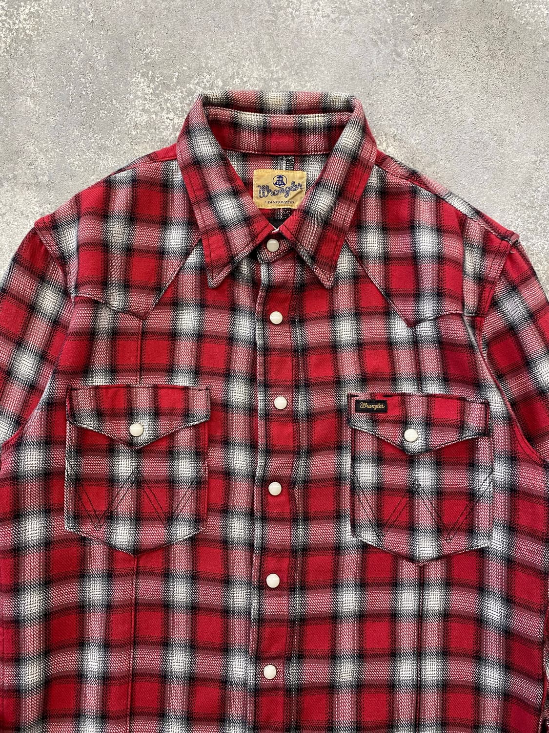 [M] Wrangler x AKM 랭글러 웨스턴 체크셔츠 상품이미지2