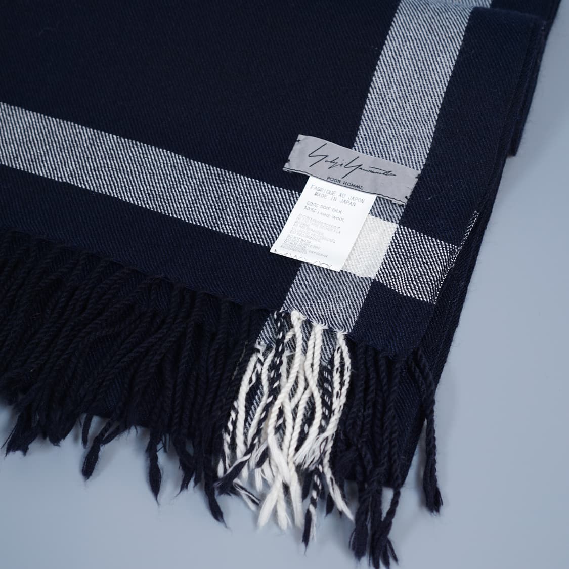 요지야마모토 뿌르 옴므 실크 머플러 상품이미지3