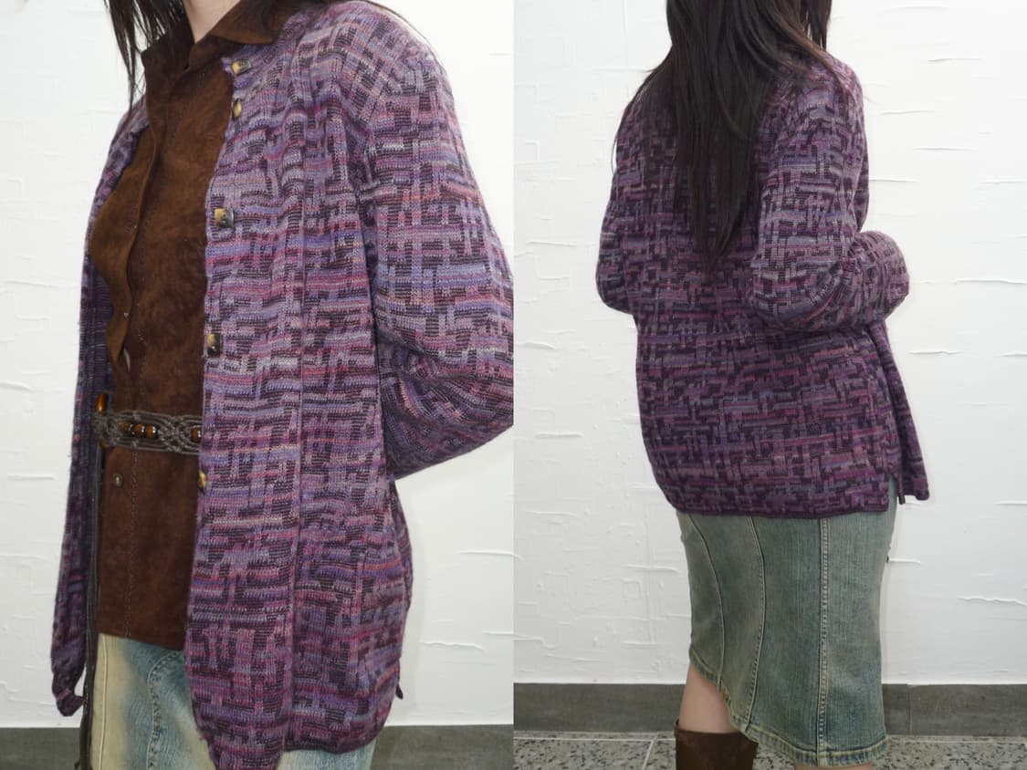 ombre violet cardigan 상품이미지3
