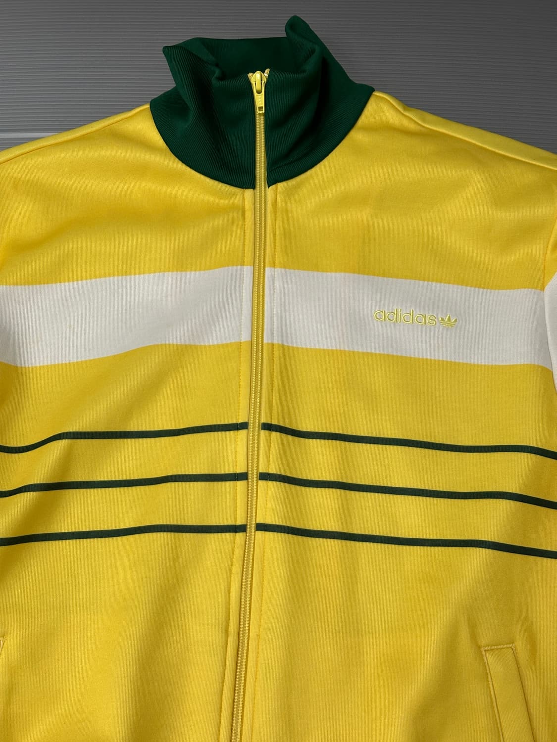 아디다스 트랙탑 져지 옐로우 그린 105 상품이미지2