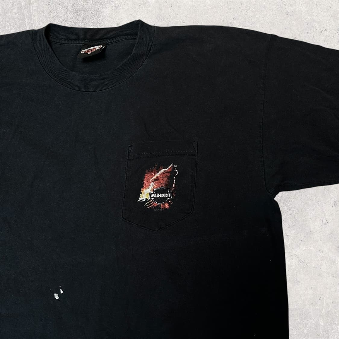 00s MADE IN USA 할리데이비슨 포켓 반팔 티셔츠 XL 상품이미지4
