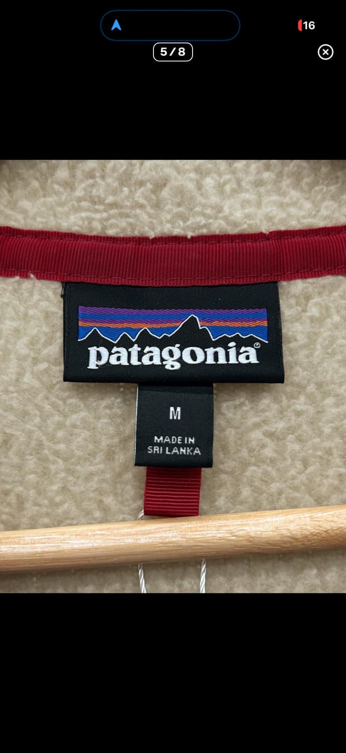 파타고니아 retro-x 후리스 플리스 자켓 베이지 상품이미지2