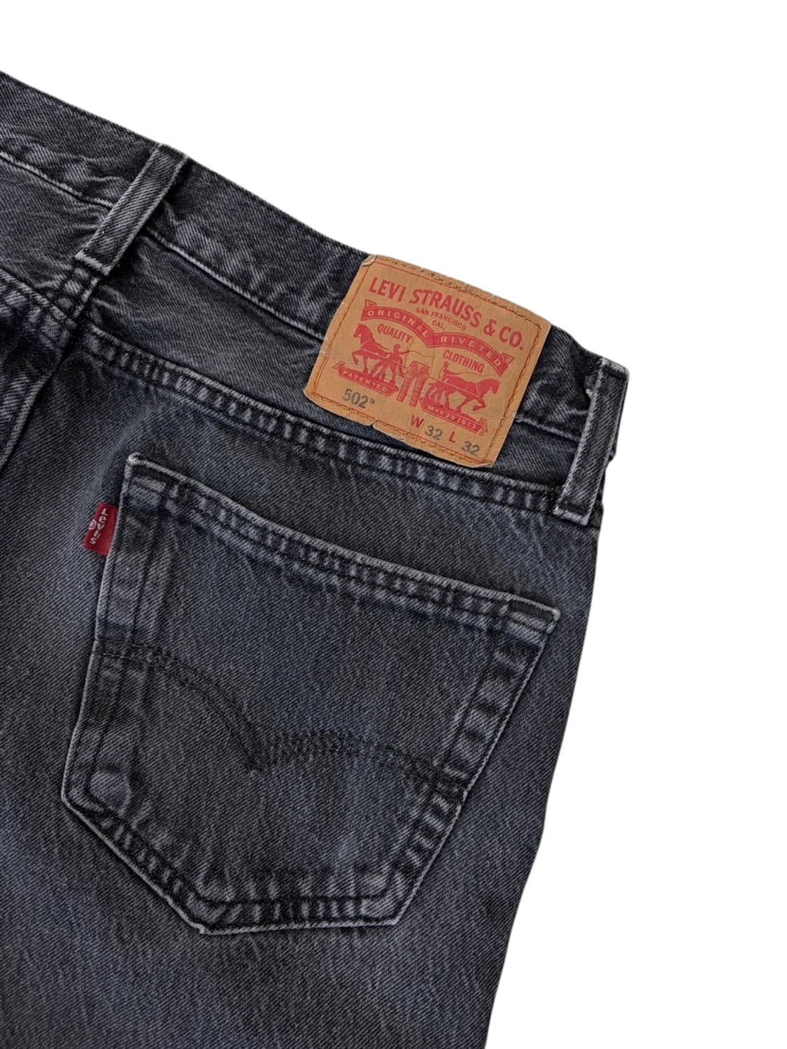 리바이스 502 다크 그레이진 데님팬츠 (32)  상품이미지6