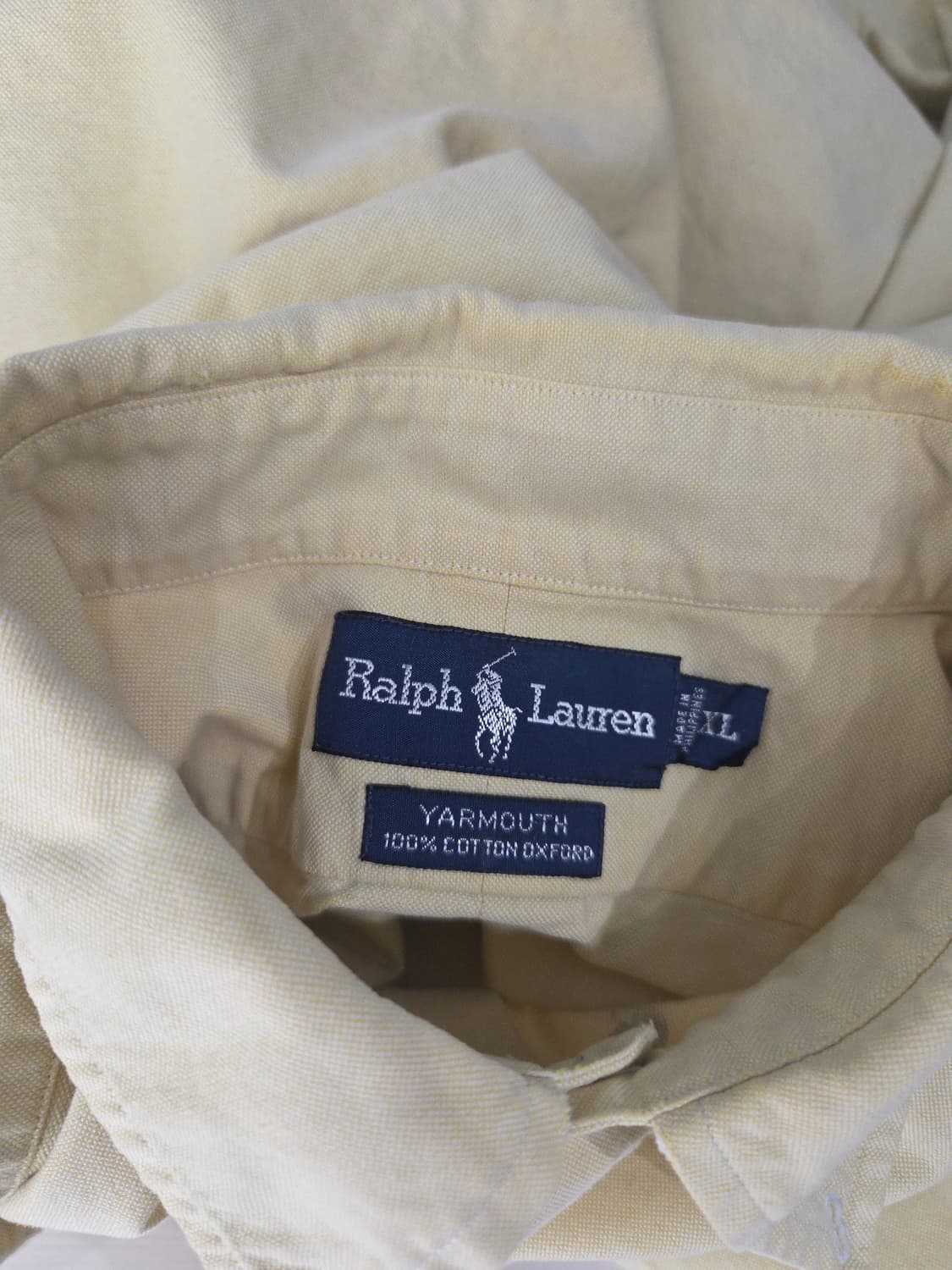 폴로 랄프로렌 옐로우 옥스포드 셔츠 상품이미지8