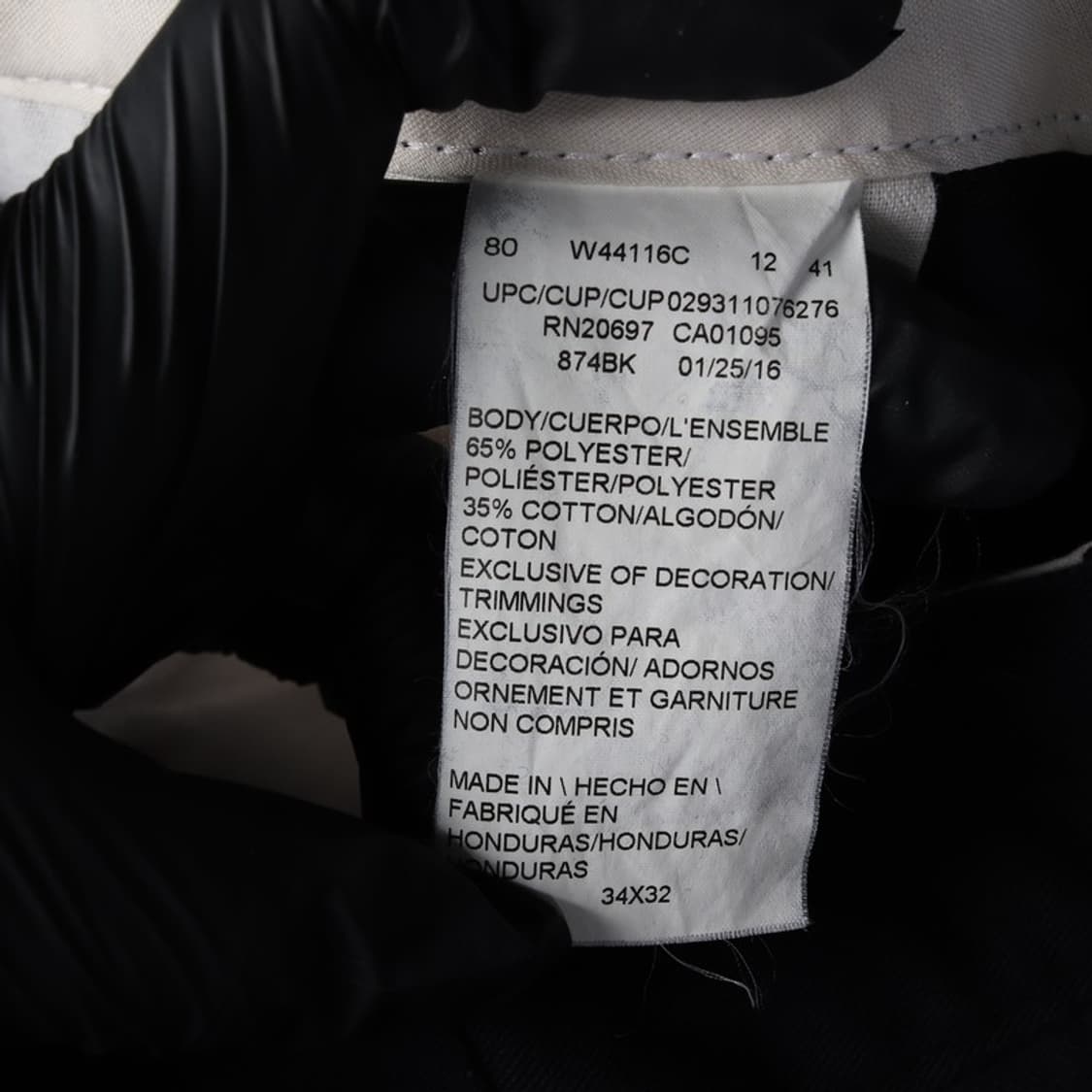 DICKIES 스트레이트 블랙 슬랙스 34 상품이미지7