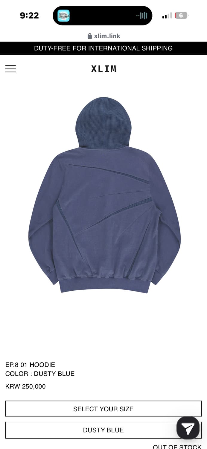 Xlim hoodie 상품이미지2