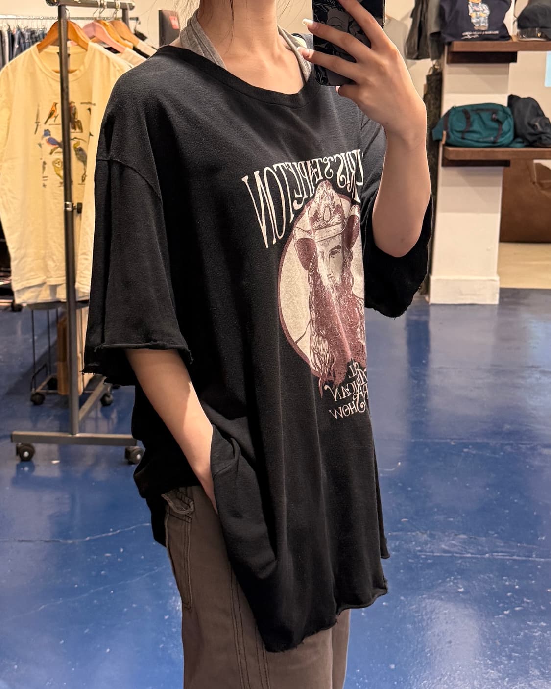 stapleton 투어 핸드립드 반팔티 상품이미지2