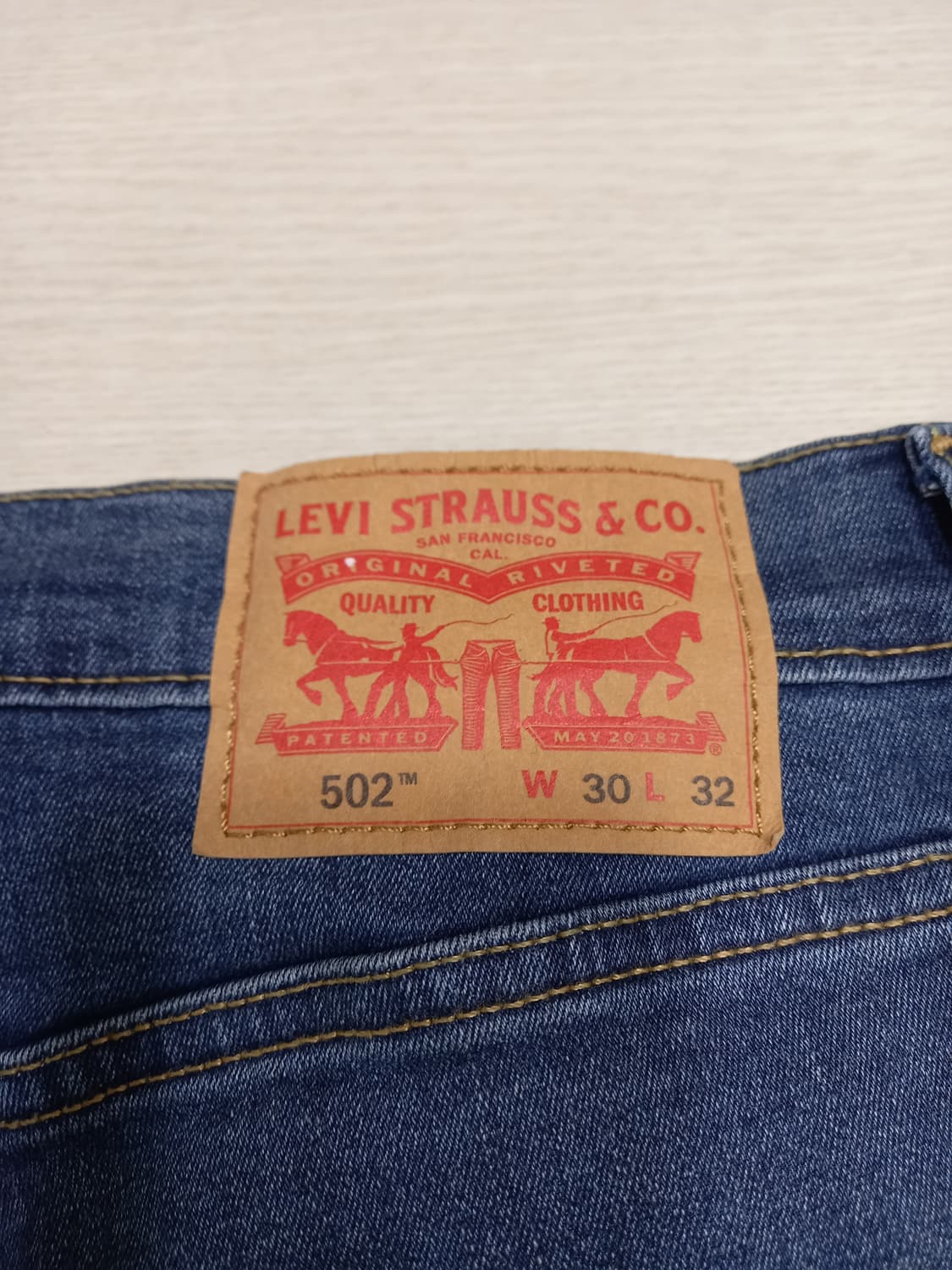 30 리바이스502 워싱 스판 슬림일자진 30-219 상품이미지5