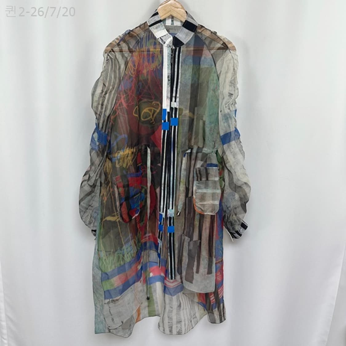 choibok 여자 시스루 롱자켓 (55-88추천) 상품이미지1