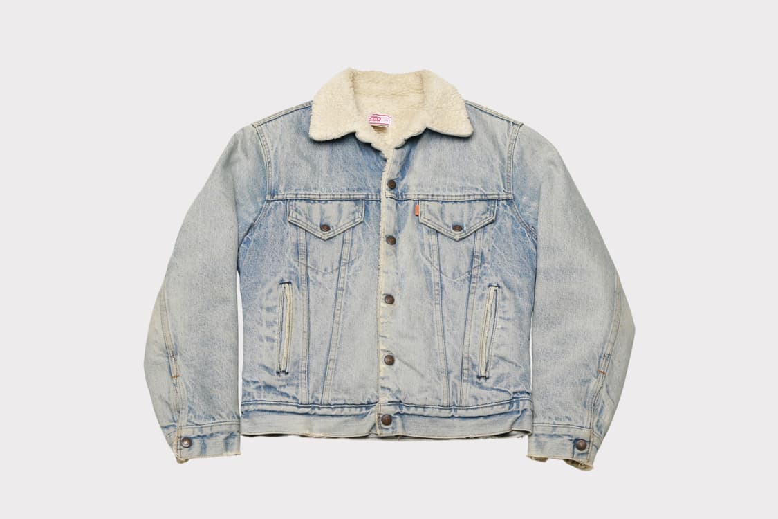 [S] 70's USA 리바이스 쉐르파 데님자켓 상품이미지1