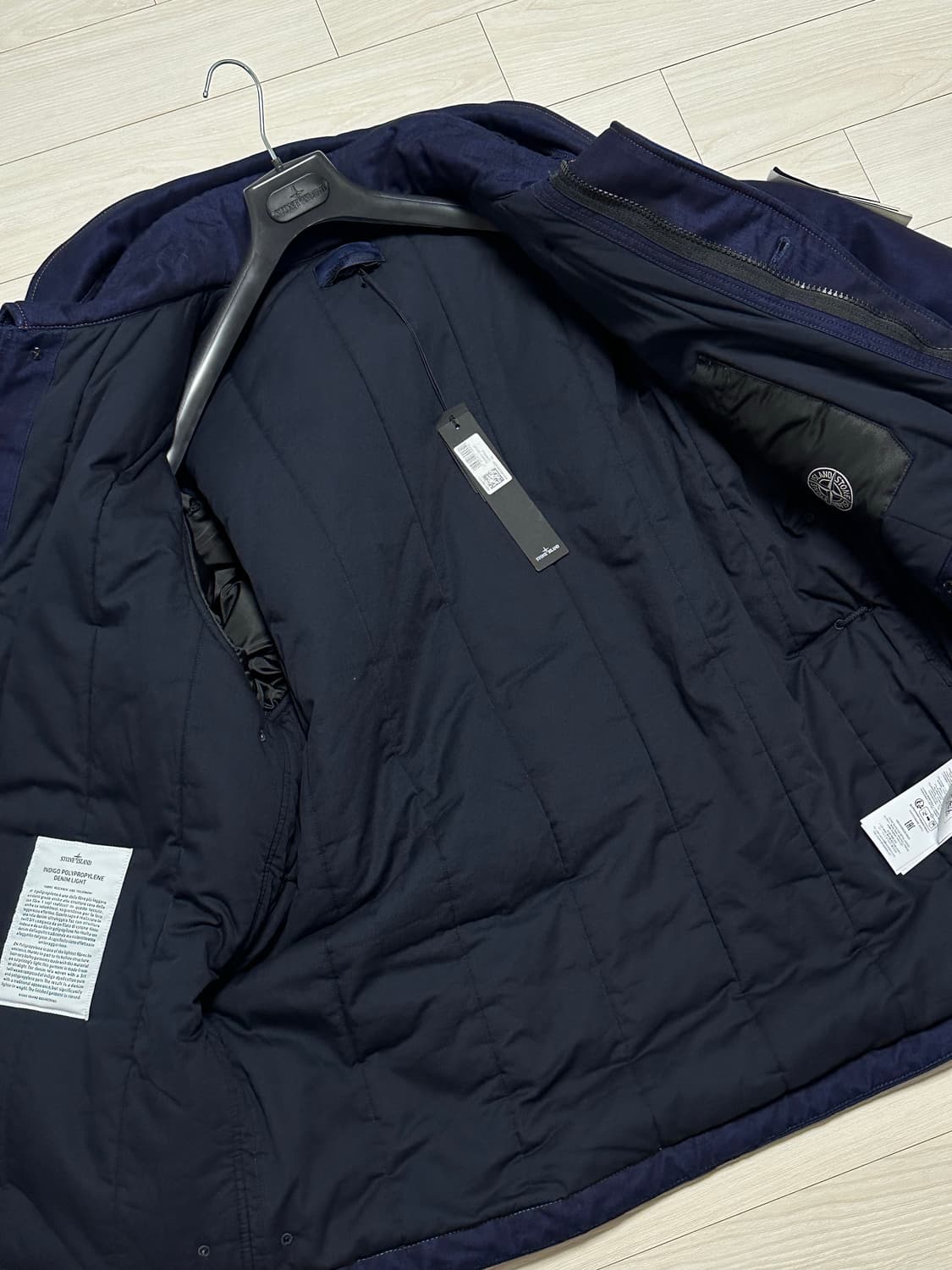 스톤아일랜드 데님 리서치 폴리프로필렌 패딩 L(105) 새상품 상품이미지4