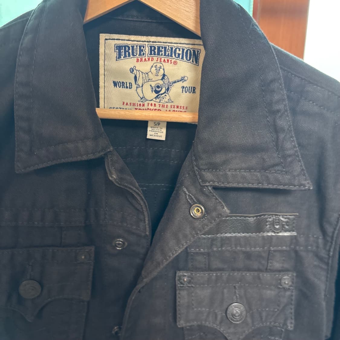 트루릴리젼 블랙 데님 자켓 상품이미지3