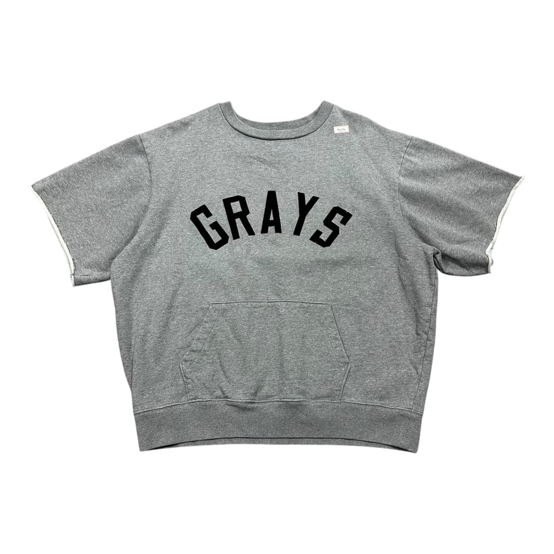 ✨ (바배) 피어오브갓 그레이 반팔 스웨트 셔츠 상품이미지1