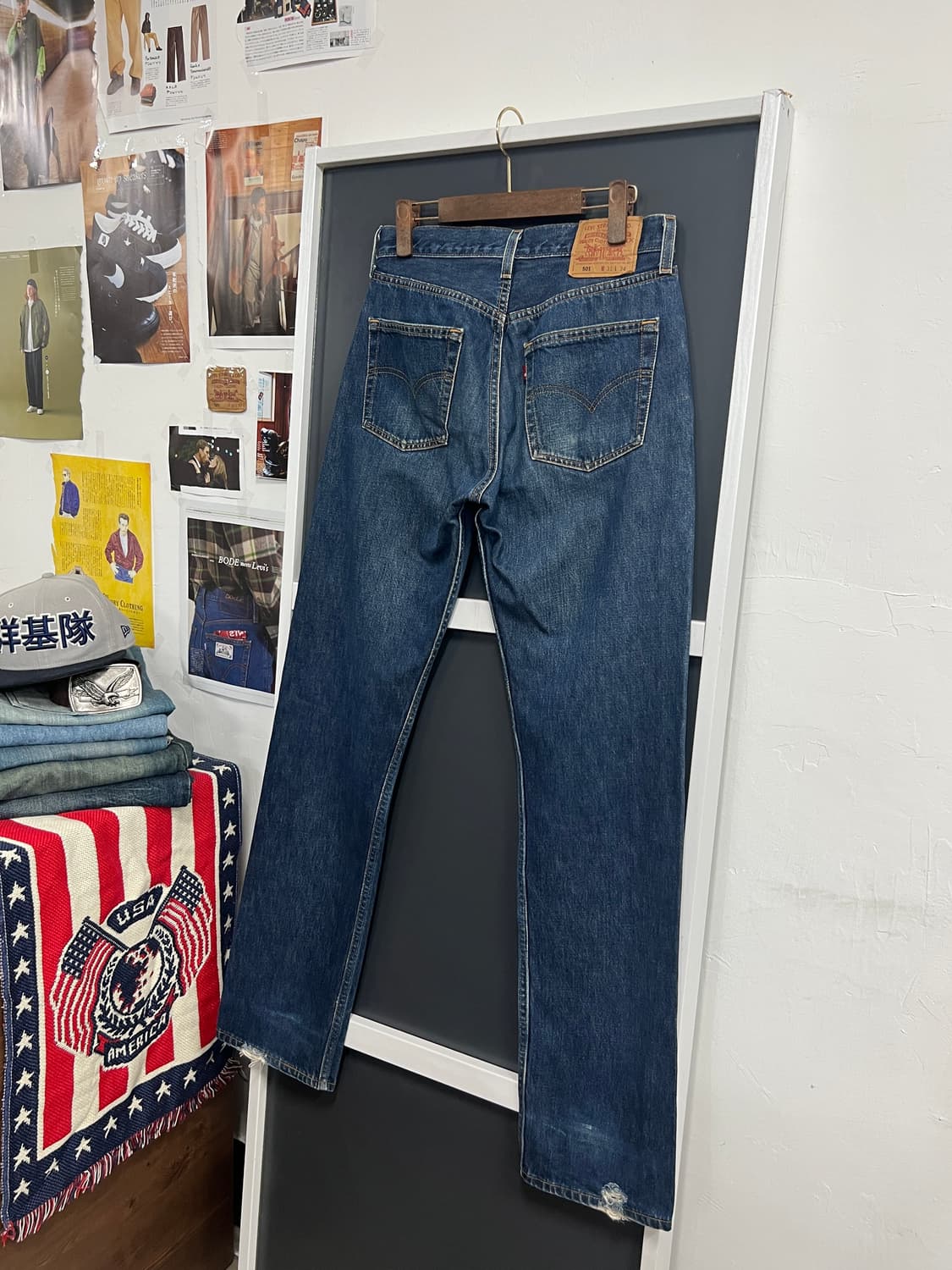 USA Levis 리바이스 501 스트레이트 데님 팬츠 상품이미지1